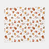 Buchliebhaber Fleecedecke (Vorderseite (Horizontal))