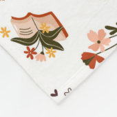 Buchliebhaber Fleecedecke (Ecke)