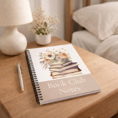 Buchliebhaber-Geschenk Florales Notizbuch für den