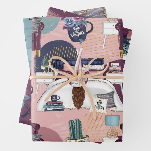 Buchliebhaber Geschenkpapier Set (Beispiel)