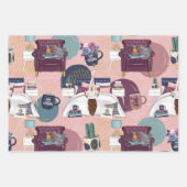 Buchliebhaber Geschenkpapier Set (Vorderseite)