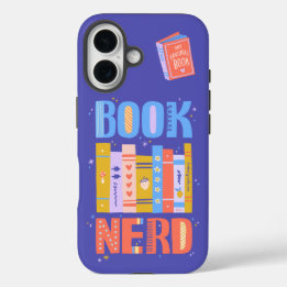 Buchliebhaber-Handyhülle – Farbdesign für Bücherwü iPhone 16 Hülle