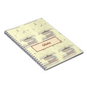 Buchliebhaber-Illustration mit offenem Buch (Rechte Seite)