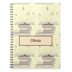 Buchliebhaber-Illustration mit offenem Buch