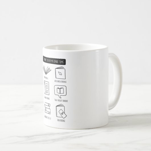 Buchliebhaber Kaffeetasse (VorderseiteRechts)