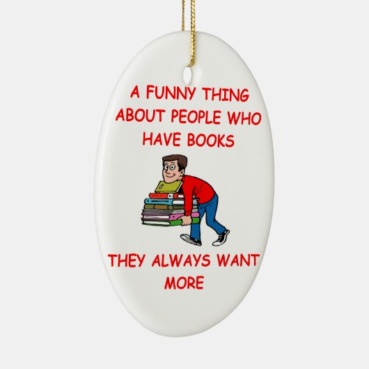 Buchliebhaber Keramikornament (Rechts)