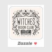 Buchliebhaber Klub mit akademischer Ästhetik Aufkleber (Blatt)