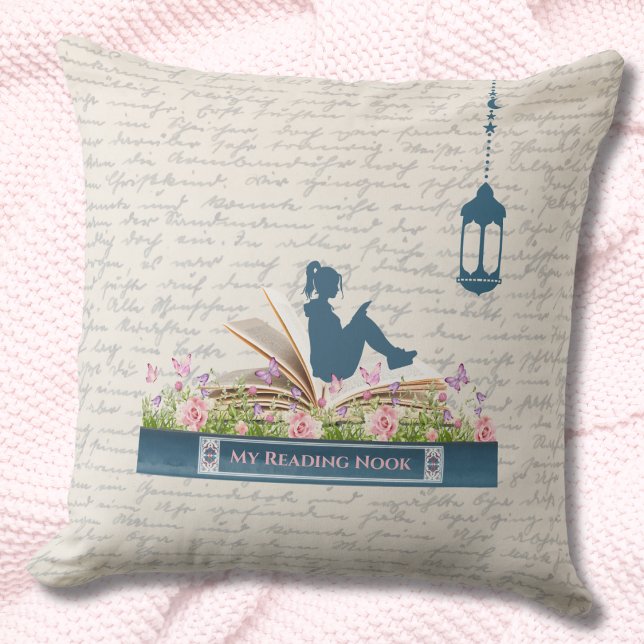 Buchliebhaber Leseknick gemütliche Sitzkissen Kissen (Book Lovers Reading Nook Cozy Throw Pillow)