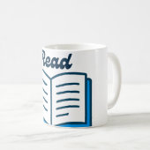 Buchliebhaber lesen kaffeetasse (VorderseiteRechts)