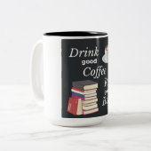 Buchliebhaber lesen Tasse (Vorderseite Links)