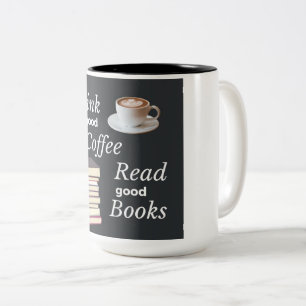Buchliebhaber lesen Tasse