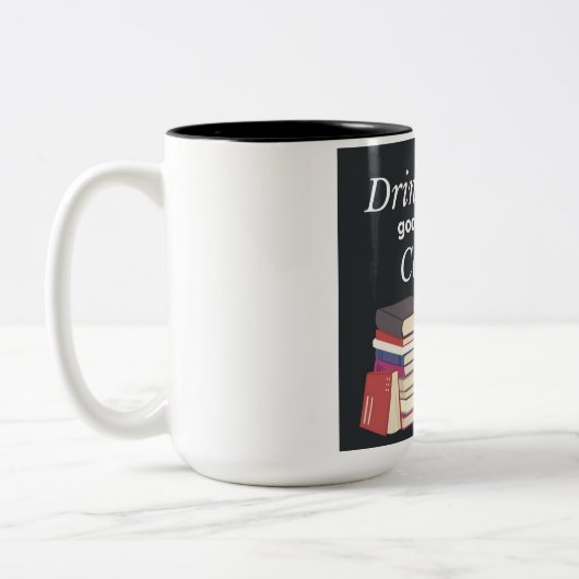 Buchliebhaber lesen Tasse (Links)