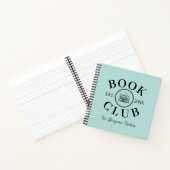 Buchliebhaber Leserclub Personalisiertes Notebook Notizblock (Innenseite)