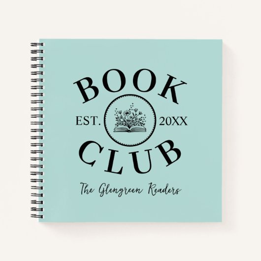 Buchliebhaber Leserclub Personalisiertes Notebook Notizblock (Vorderseite)