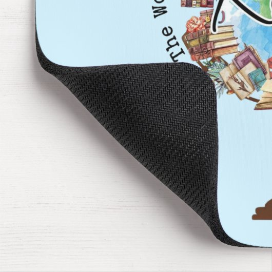 Buchliebhaber Mousepad (Ecke)