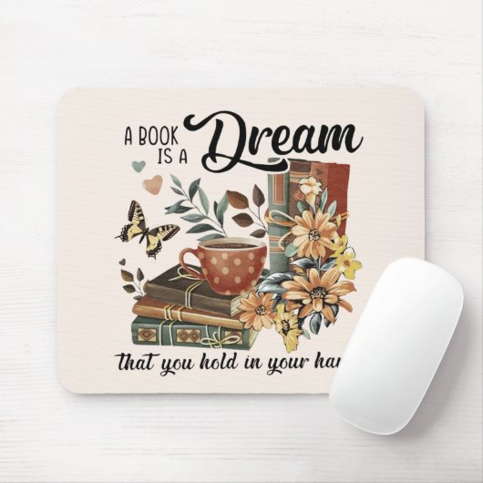 Buchliebhaber Mousepad (Mit Mouse)
