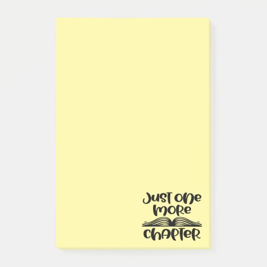 Buchliebhaber-Notizen Post-it Klebezettel (Vorderseite)