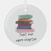 Buchliebhaber nur noch ein Kapitel Ornament Aus Glas (Vorderseite)