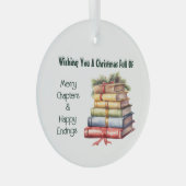 Buchliebhaber Ornament Aus Glas (Vorderseite Rechts)