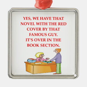 Buchliebhaber Ornament Aus Metall