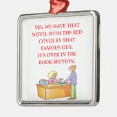 Buchliebhaber Ornament Aus Metall (Links)