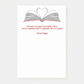 Buchliebhaber Post-It-Notes Post-it Klebezettel (Vorderseite)