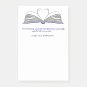 Buchliebhaber Post-It-Notes Post-it Klebezettel (Vorderseite)