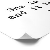 Buchliebhaber Poster (Ecke)