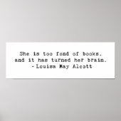 Buchliebhaber Poster (Vorne)