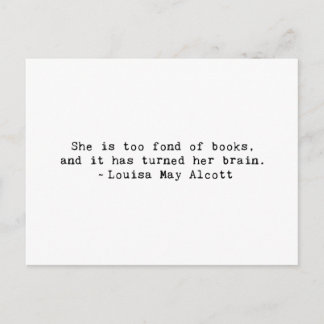 Buchliebhaber Postkarte