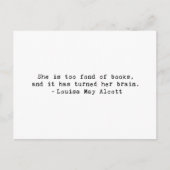 Buchliebhaber Postkarte (Vorderseite)