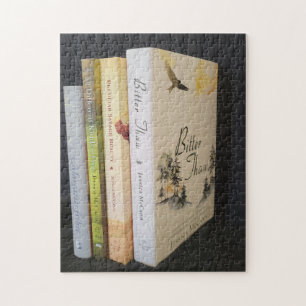 Buchliebhaber-Puzzle mit historischen Romanen Puzzle