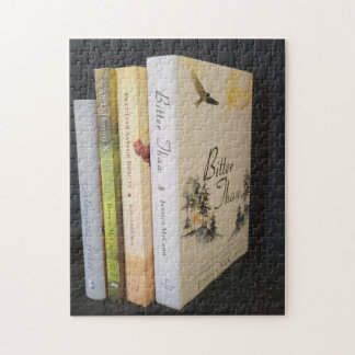 Buchliebhaber-Puzzle mit historischen Romanen Puzzle
