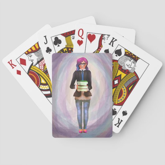 Buchliebhaber Spielkarten (Rückseite)