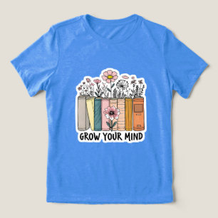 Buchliebhaber-T-Shirt, Buch-Tee Buchbekleidung Tri-Blend Shirt