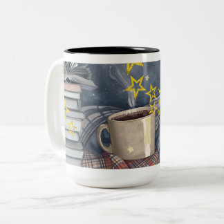 Buchliebhaber-Tasse/Leser/College/Schule/Lehrer/ Zweifarbige Tasse