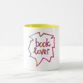 Buchliebhaber Text künstlerisch zeichnend Schrift Tasse (Zentrum)