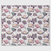 Buchliebhaber Umschlagpapier Geschenkpapier (Flach)