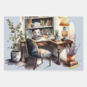 Buchliebhaber Umschlagpapier Geschenkpapier Set (Vorderseite 3)