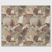 Buchliebhaber und Schriftsteller Geschenkpapier (Flach)