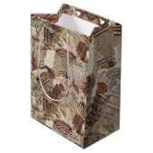 Buchliebhaber und Schriftsteller Mittlere Geschenktüte (Rückseite Schrägansicht)