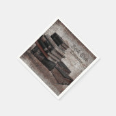 Buchliebhaber Vintag Buchklub Papier Napkins Serviette (Ecke)