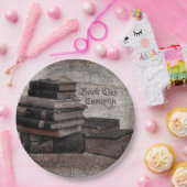 Buchliebhaber Vintage Buchklubpapiere Teller (Party)