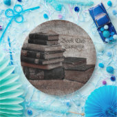 Buchliebhaber Vintage Buchklubpapiere Teller (Party)