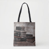 Buchliebhaber Vintage Tote Bag Tasche (Vorderseite)