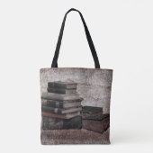 Buchliebhaber Vintage Tote Bag Tasche (Rückseite)