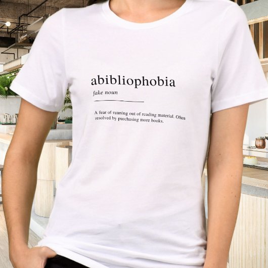 Buchliebhaber von Abibliophobie Tri-Blend Shirt