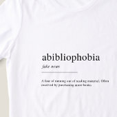 Buchliebhaber von Abibliophobie Tri-Blend Shirt