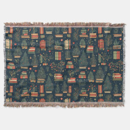 Buchliebhaber Weihnachten Decke