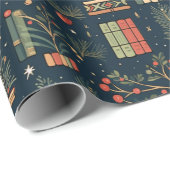 Buchliebhaber Weihnachten Geschenkpapier (Rolleneckpunkt)